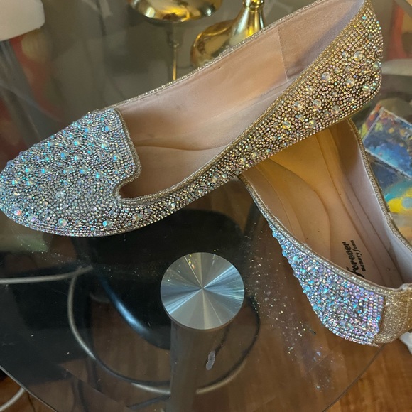 Bling 💎 embellished flats for women size 10 - Picture 2 of 3